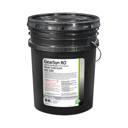 D-A GearSyn RO Full Synthetic Gear Oil ISO 220 - 35 Lb Plastic Pail